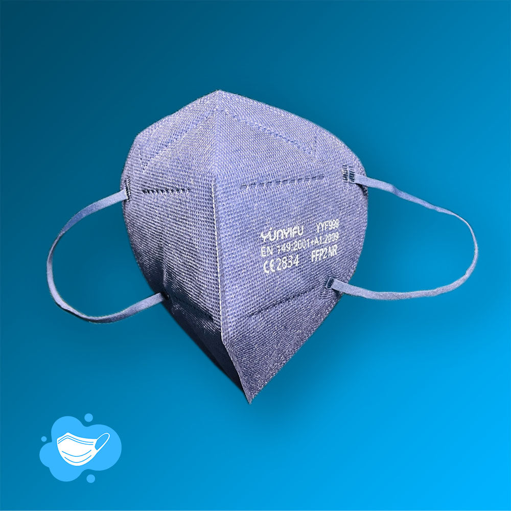 FFP2 Maske In Marine Blau von HealthMask / ohne Ventil (CE2834)