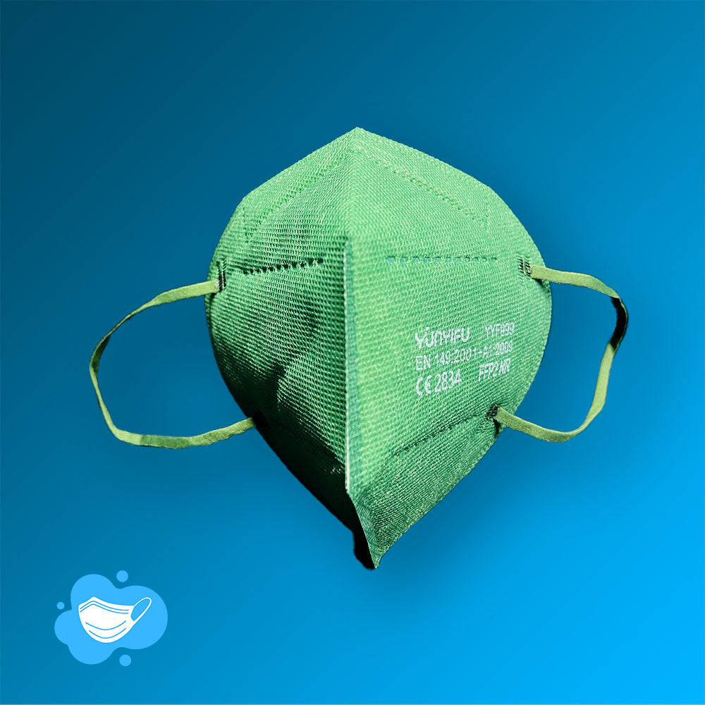 FFP2 Maske In Olivegrün von HealthMask / ohne Ventil (CE2834)