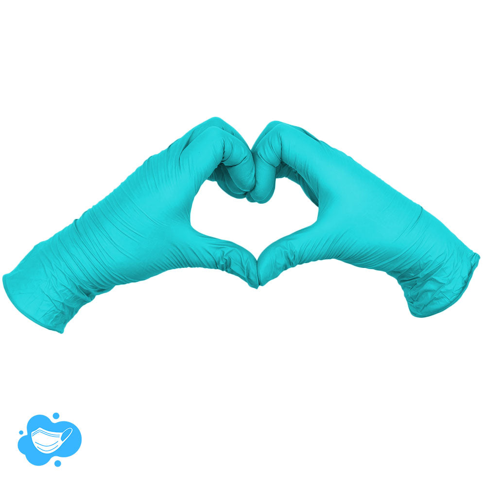 Nitril Handschuhe Green Unigloves Pearl, 100 Stück puderfrei