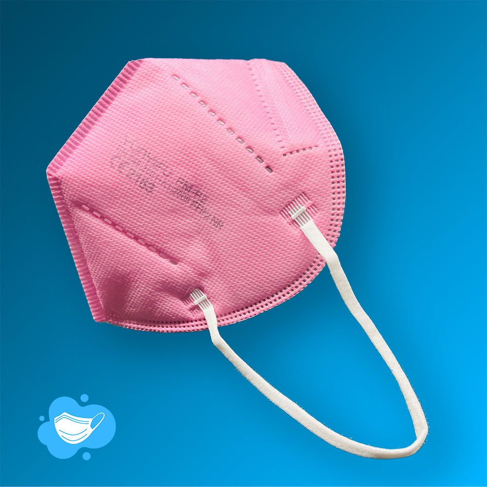 FFP2 Maske In Rosa von HealthMask / ohne Ventil (CE2195)