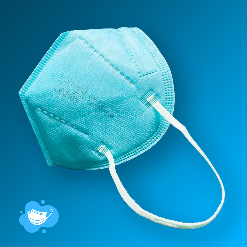 FFP2 Maske In Türkis von HealthMask / ohne Ventil (CE2195)
