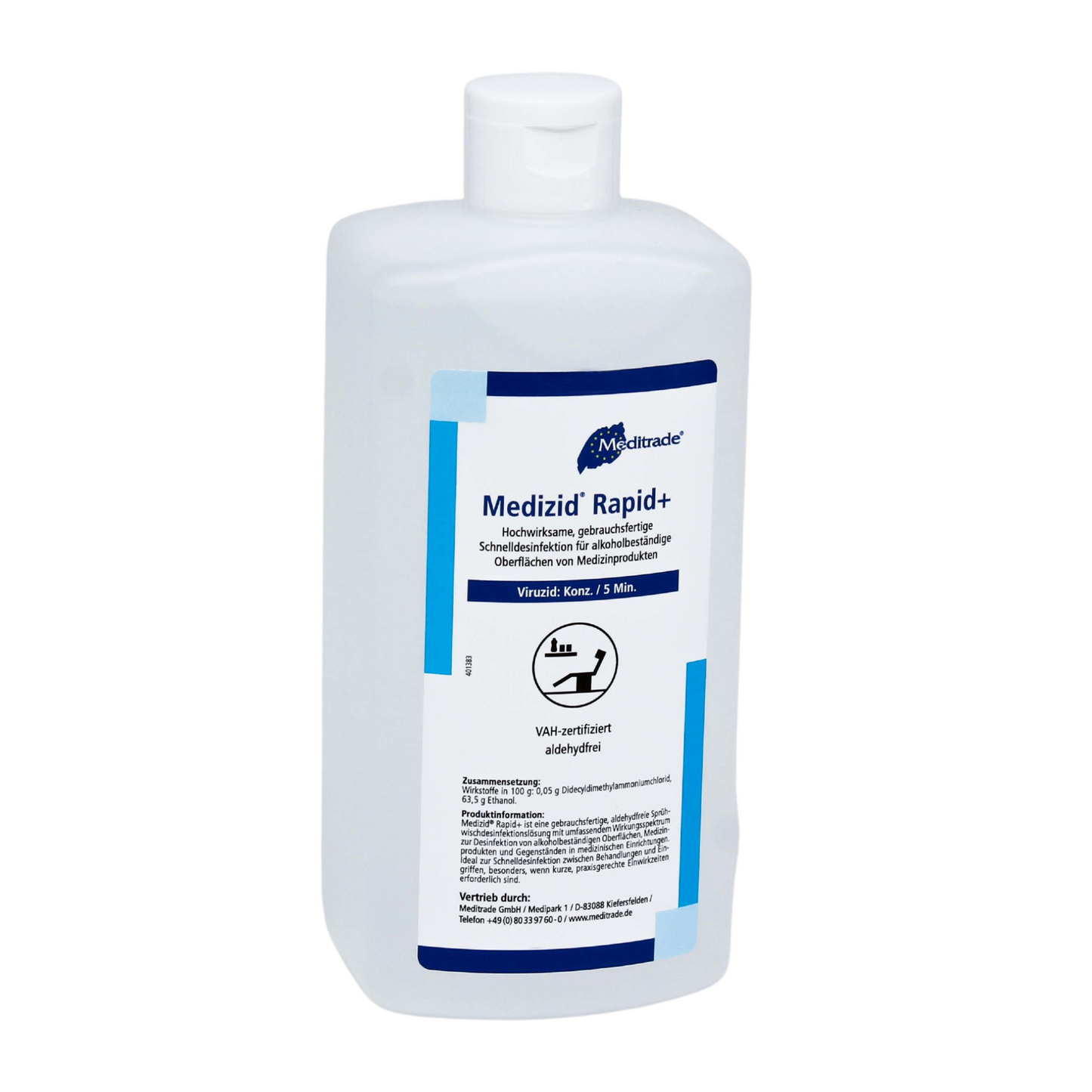 Medizid Rapid+, Flächendesinfektionsmittel, 500ml