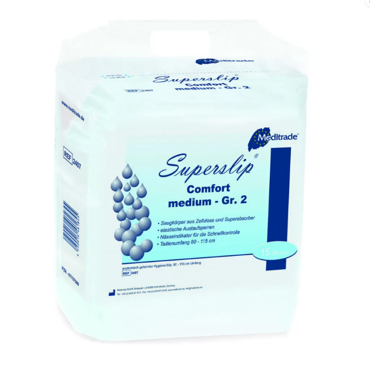 Superslip Comfort Inkotinenzslip geschlossene Windel