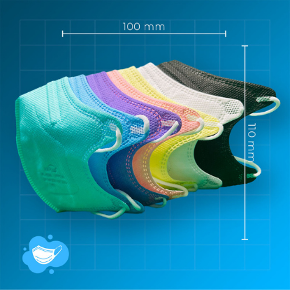 FFP2-Masken für schmale Gesichter (kleines Gesicht)