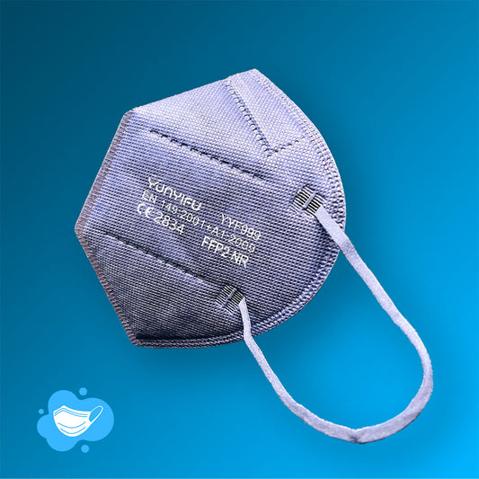 FFP2 Maske In Marine Blau von HealthMask / ohne Ventil (CE2834)