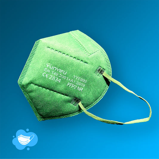 FFP2 Maske In Olivegrün von HealthMask / ohne Ventil (CE2834)