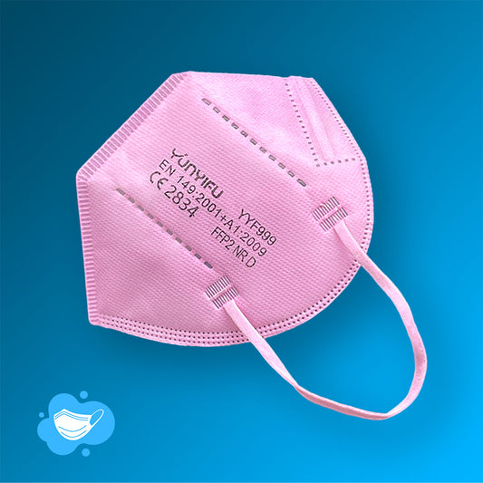 FFP2 Maske In Pink von HealthMask / ohne Ventil NR D (CE2834)