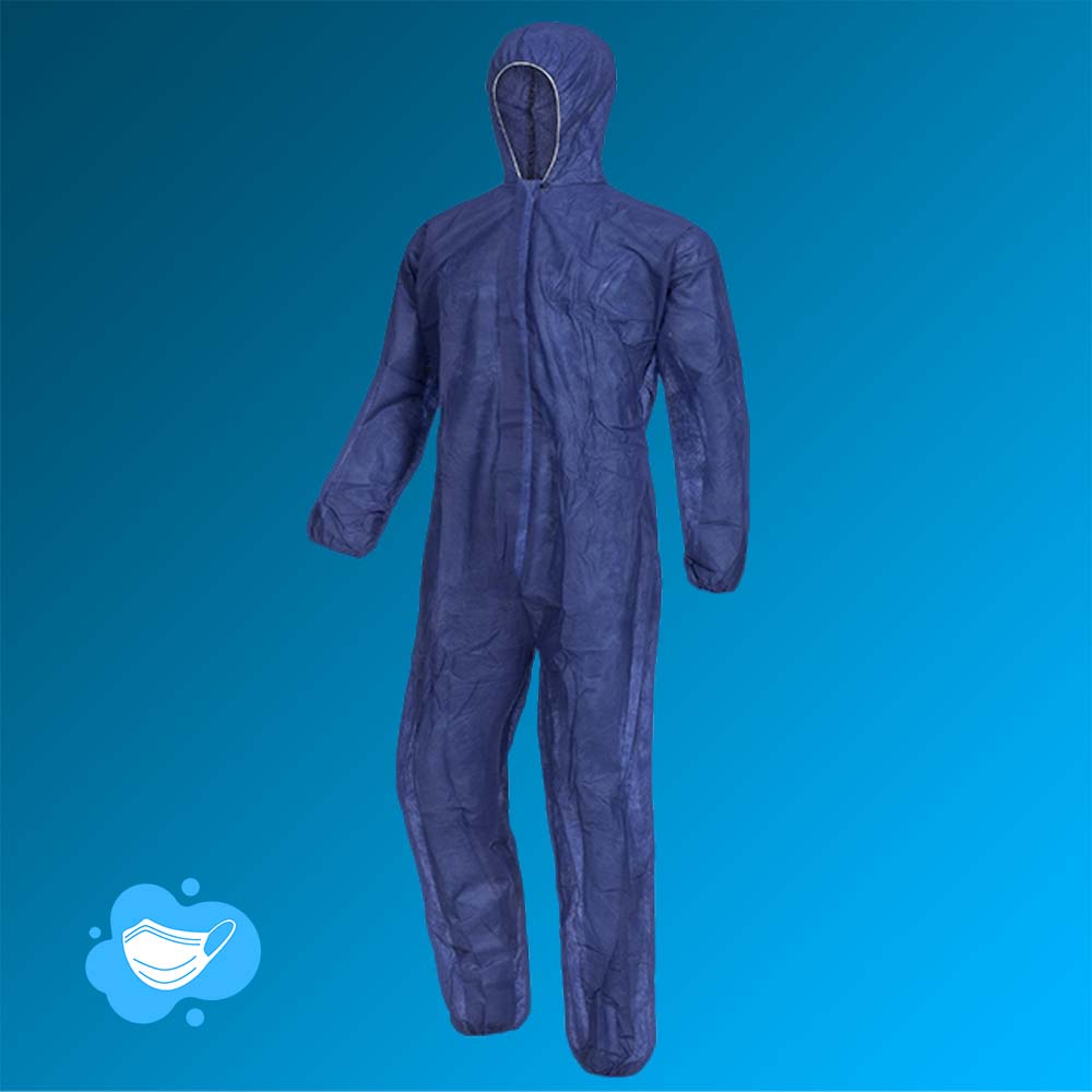 PP Schutzoverall königsblau 40g/m² von NITRAS