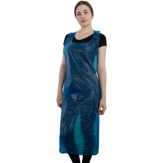 PE Schürze, blau von NITRAS, 80 x 125 cm