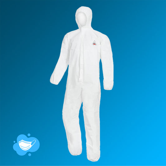 Chemieschutzoverall in weiß Typ 4,5 und 6 von NITRAS - PSA Kat. 3