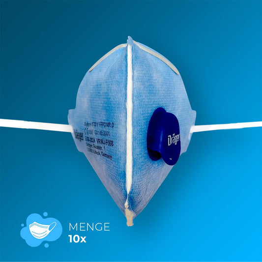 FFP2 Masken von Dräger X-Plore 1720 V mit Ventil - 10er Box