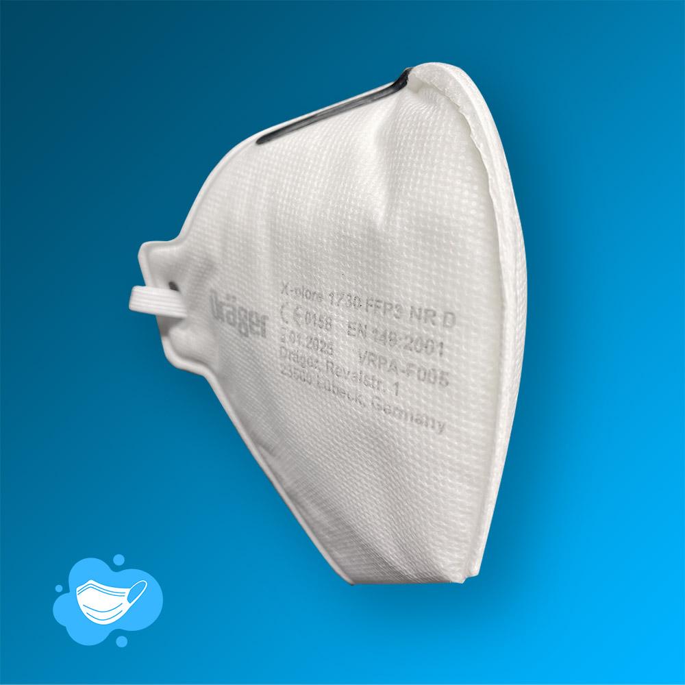 FFP3 Maske von Dräger X-Plore 1730 ohne Ventil (CE0158)