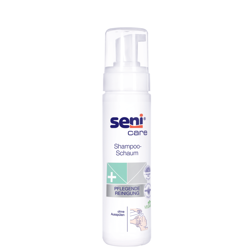 Shampoo Schaum von Seni Care