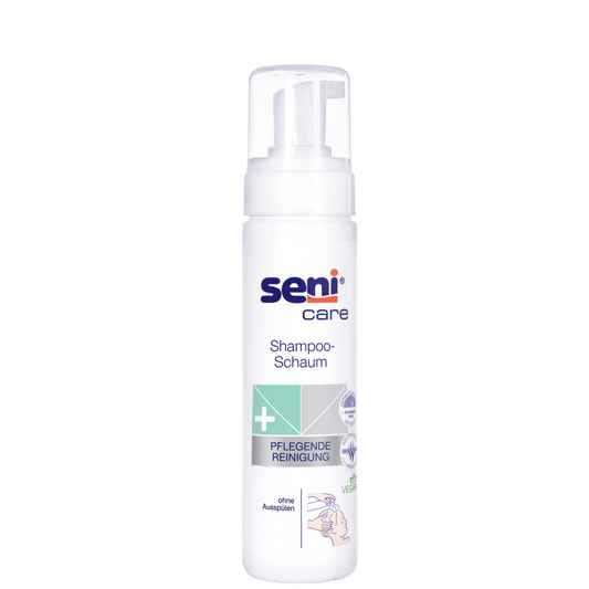 Shampoo Schaum von Seni Care
