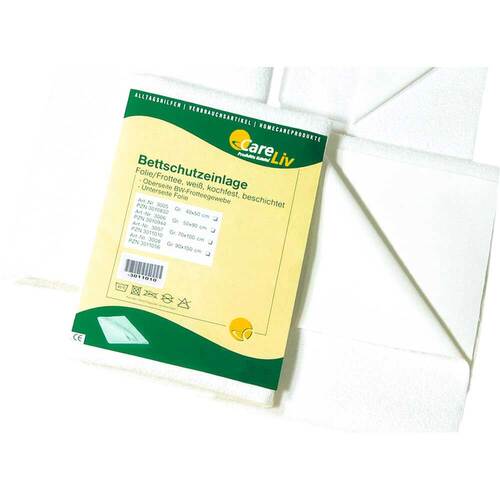 Bettschutzeinlage Wiederverwendbar Folie/Frottee