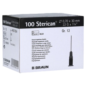 Sterican Einmal Injektionskanüle von B.Braun Gr. 12...