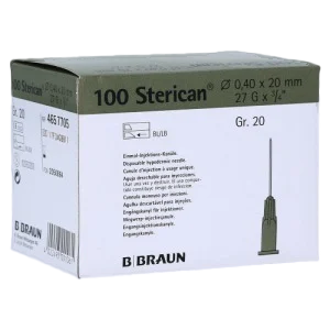 Sterican Einmal Injektionskanüle von B.Braun  Gr. 20...