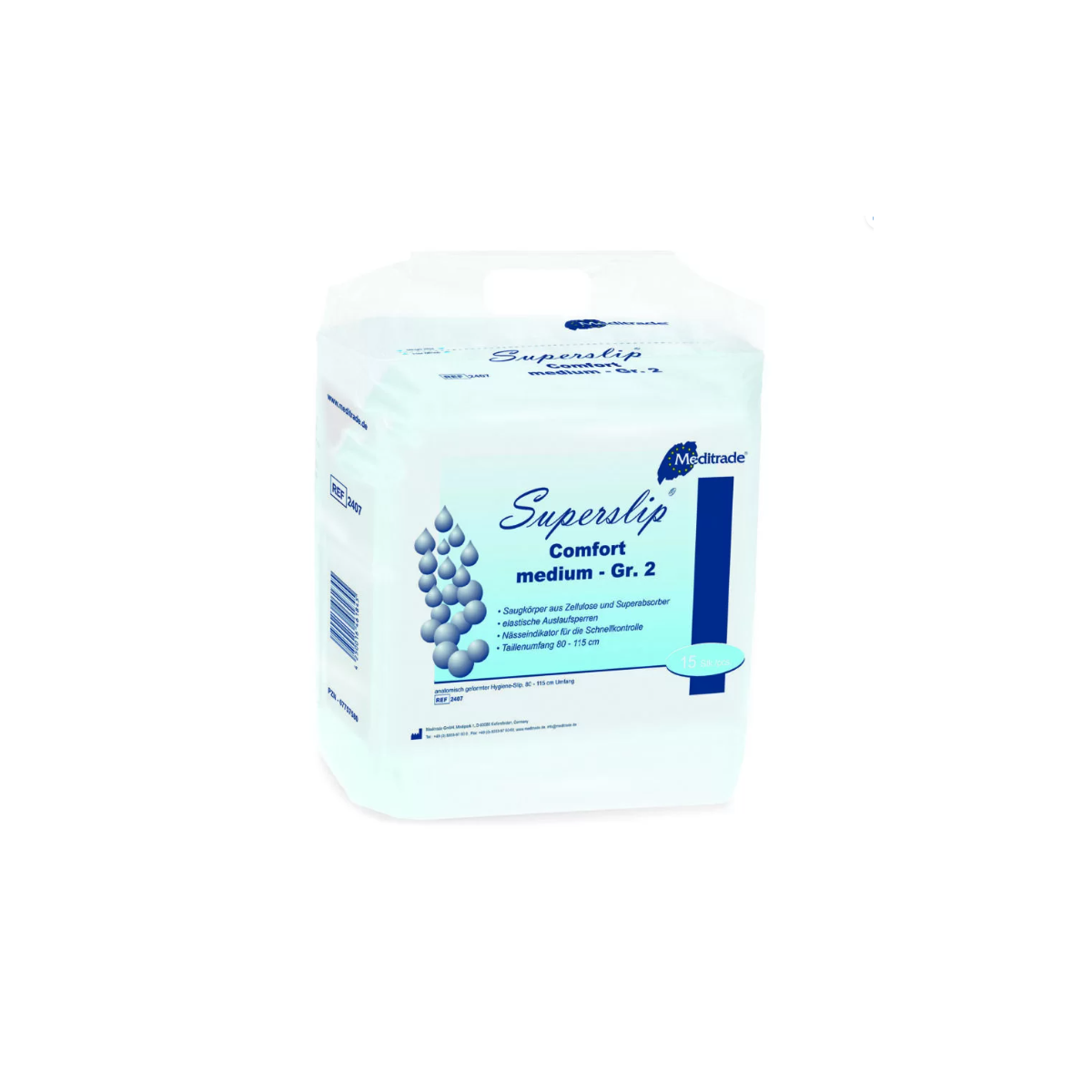 Superslip Inkontinenzslip geschlossene Windel L