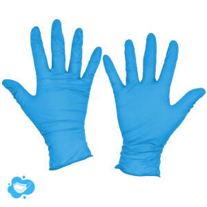 Nitril Handschuhe, 100 Stück puderfrei XL